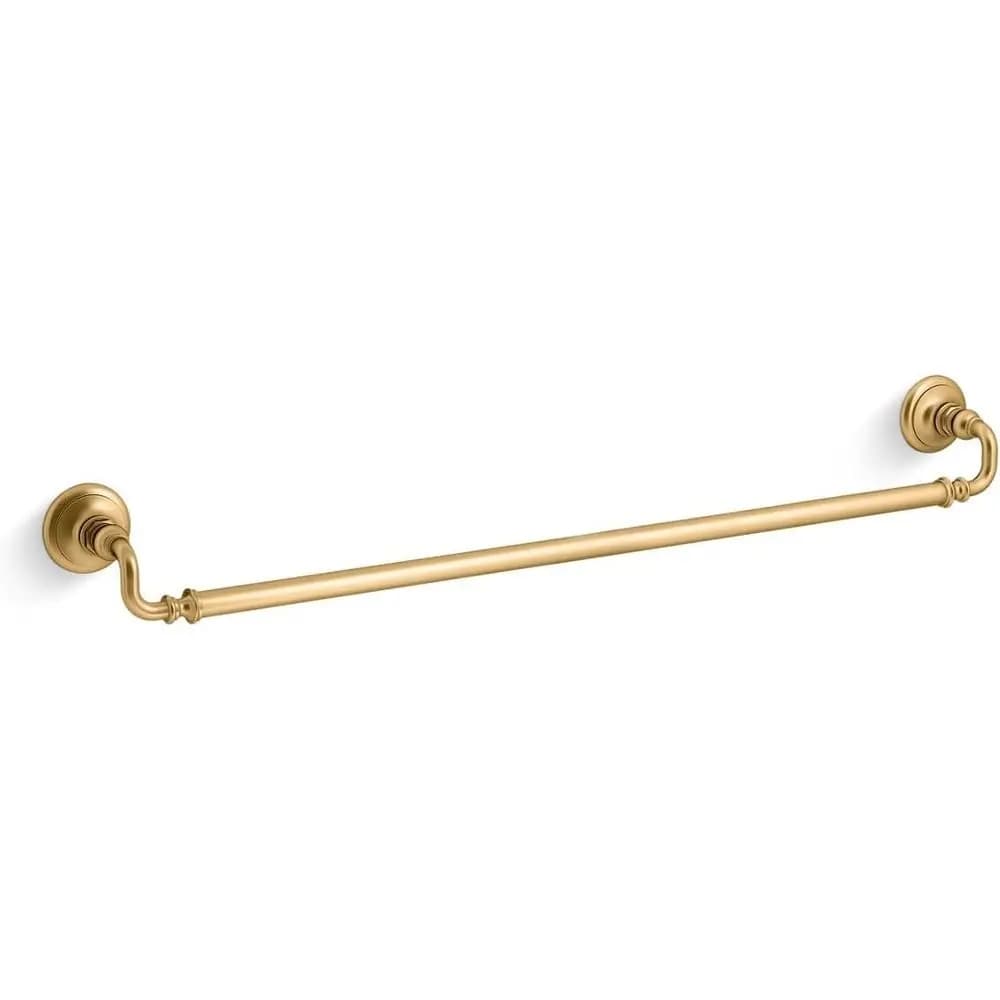 72569-2MB Artiacts Portasciugamani da 30 pollici, Ottone Spazzolato Vibrante