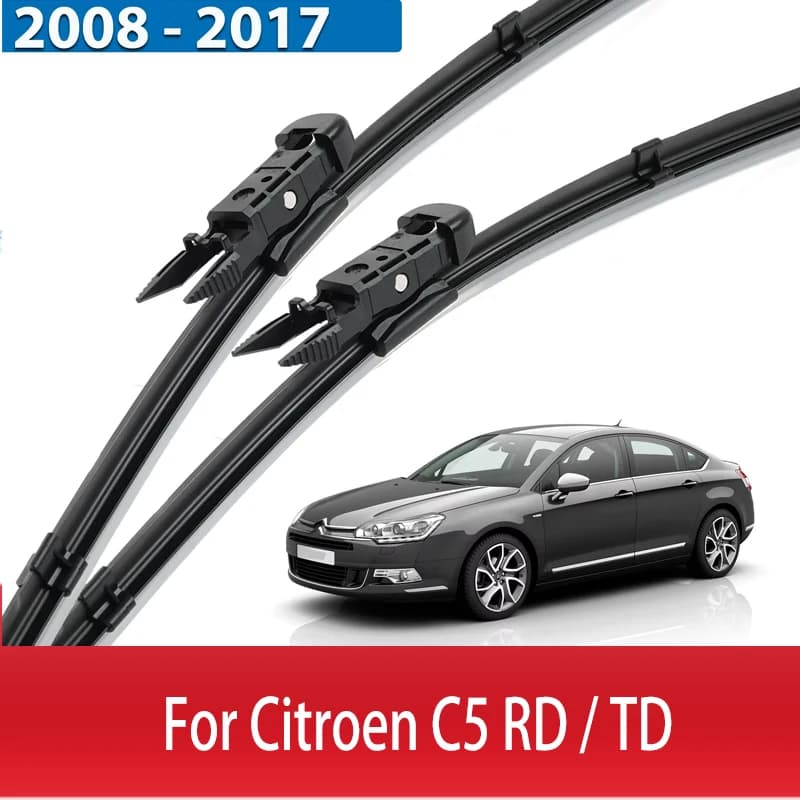 Tergicristallo Spazzole Tergicristallo Anteriori Per Citroen C5 RD / TD 2008 - 2017 Parabrezza Parabrezza Finestra Pulita Auto Spazzole Antipioggia 28 "+ 22"