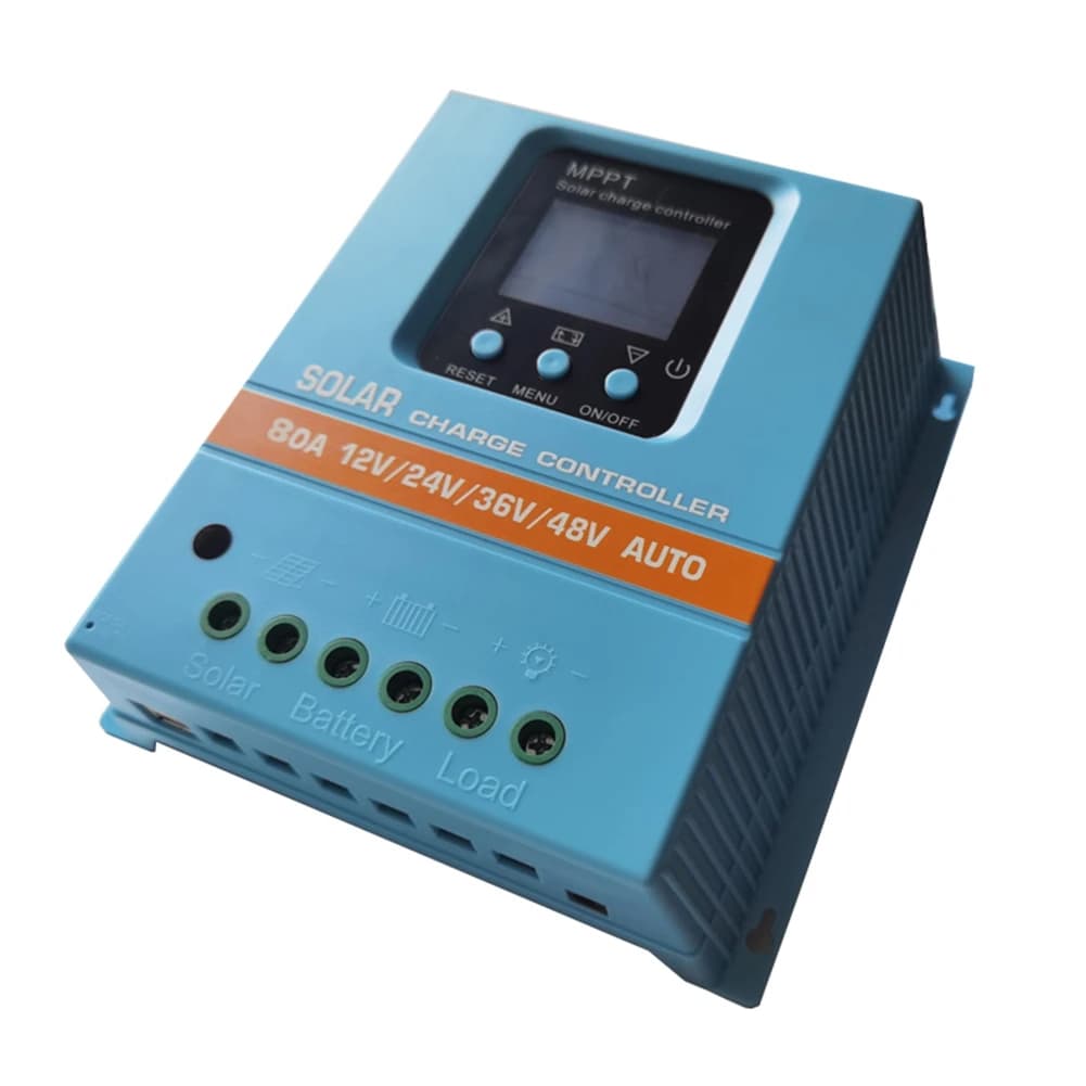 NUOVO ARRIVO MPPT Regolatore di Carica Solare 12V 24V 36V 48V Display LCD Pannello Solare Batteria Regolatore Solare Intelligente 80A