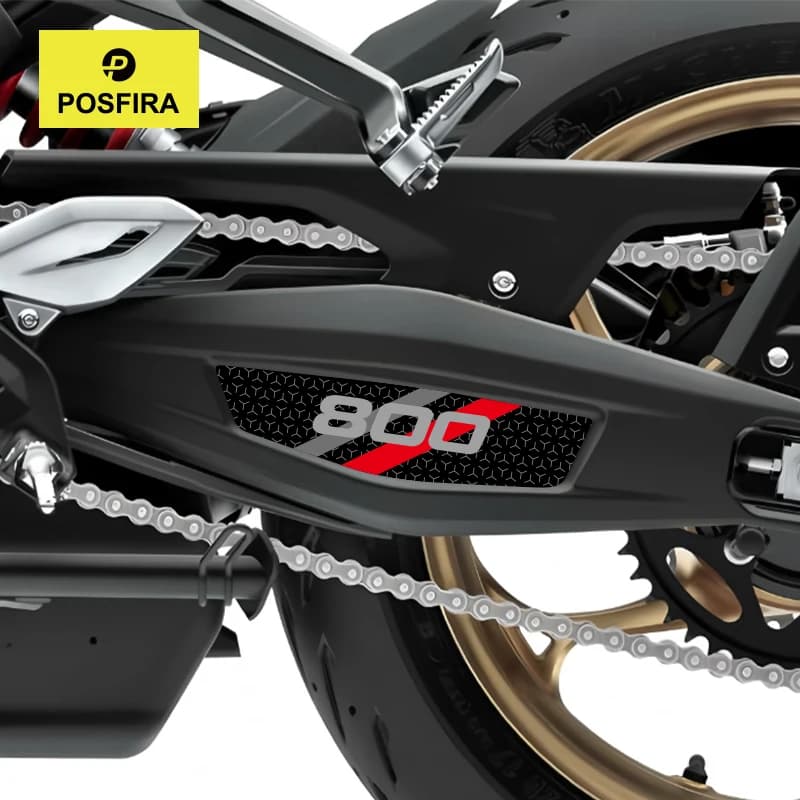 Adesivi in vinile POSFIRA per forcellone moto Triumph Trident 800 2026 - Accessori decorativi per forcellone moto