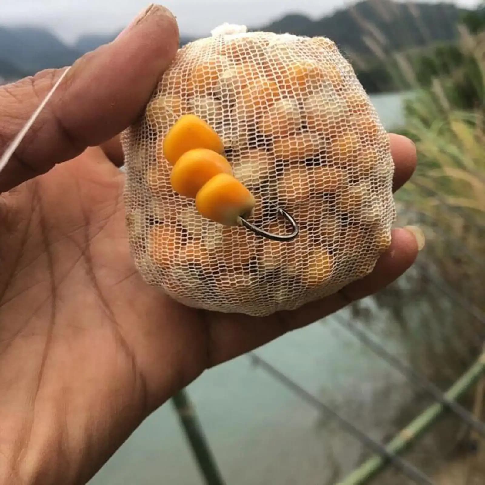 Rete in PVA da 5M per la pesca alla carpa, ricarica per sacchi a rete in PVA per la pesca alla carpa