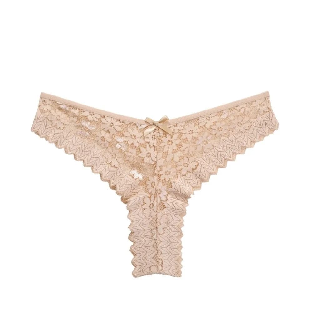 Cotton Crotch Women Briefs Low Waist Sweat-absorbent Lace Panty Shorts Breathable Simple Floral Embroidery Pants Girls