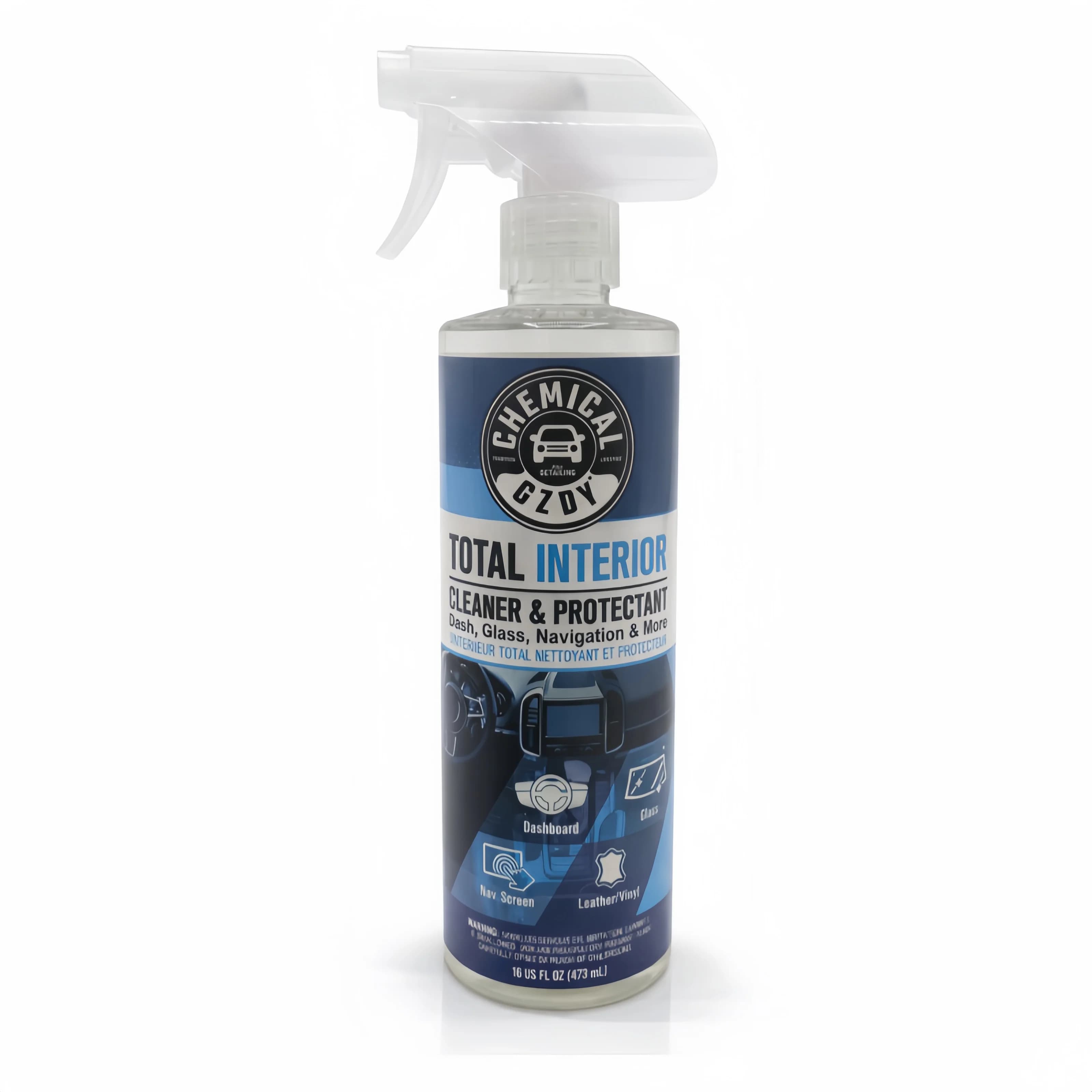 Detergente Totale per Interni 473ml – Spray Multiuso per la Pulizia di Cruscotto, Schermi, Pelle, Vinile e Vetri