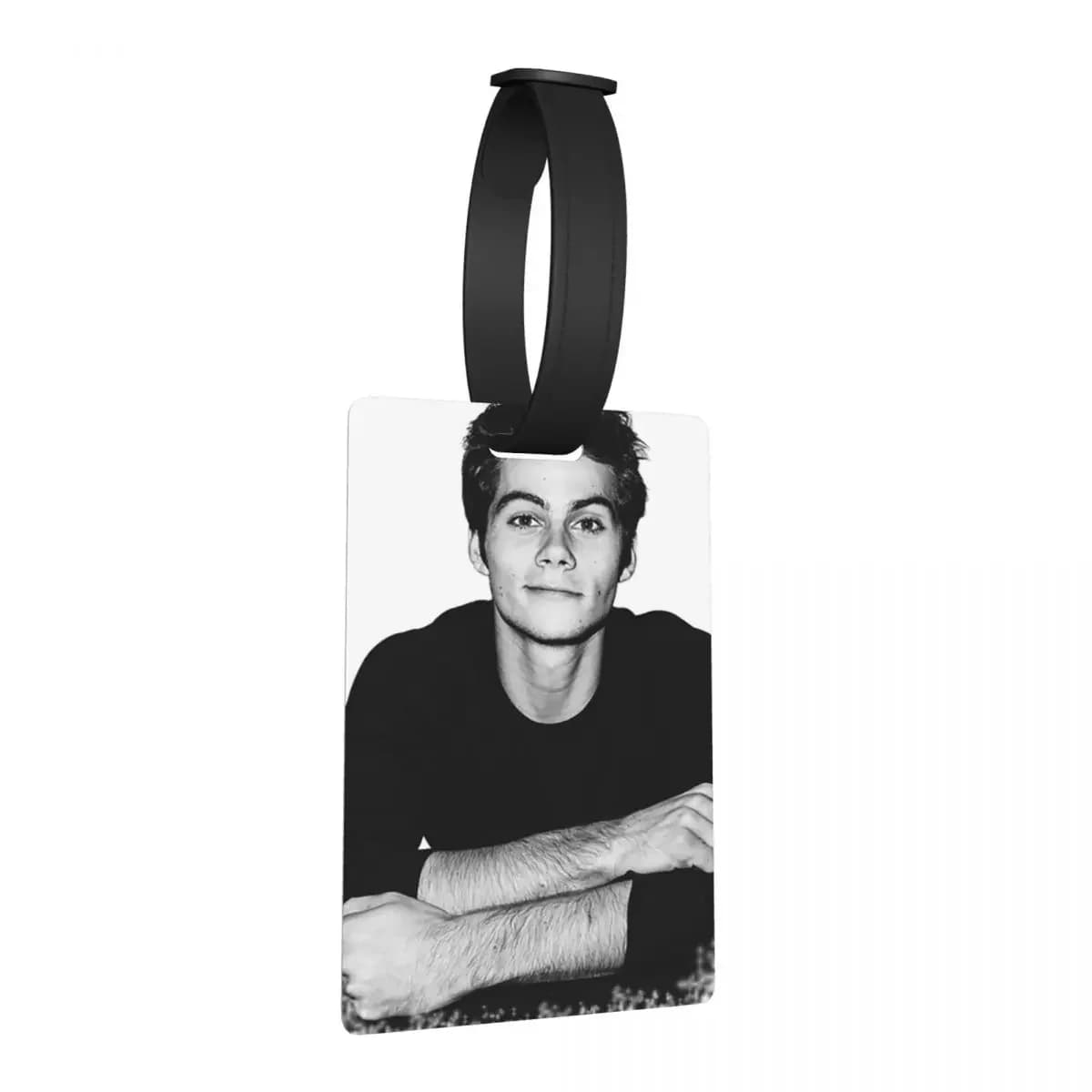Dylan O'Brien Etichette per bagagli Accessori per valigie Viaggi Carino Bagagli Etichetta d'imbarco Porta etichette ID Nome Indirizzo