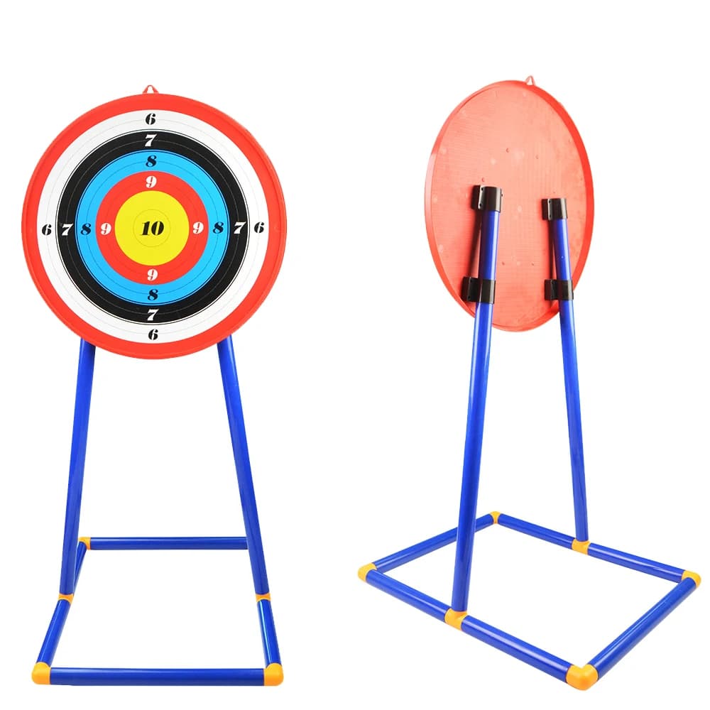 Bersaglio per Tiro con l'Arco a Ventosa - Design Colorato e Smontabile con Base Stabile, Bersaglio da Pratica Sospeso e Autoportante