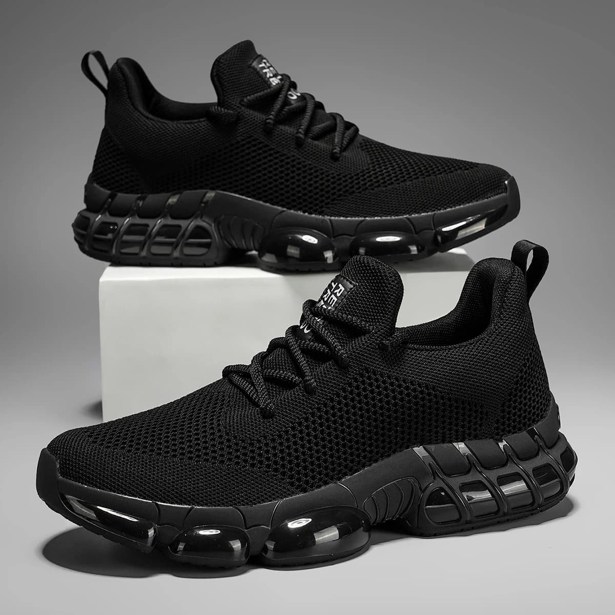 Scarpe da Uomo in Maglia Traspirante, Sneakers Leggere e Morbide per la Corsa, Calzature Sportive Casual Versatili, Design Confortevole e Durevole