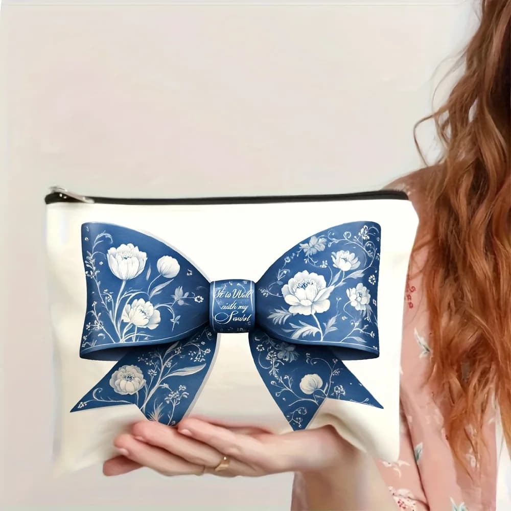 Borsa per cosmetici con scritta “Inspirational Read Books Be Kind Stay Weird”, custodia da viaggio con cerniera, organizer portatile per articoli da toeletta per addio al nubilato