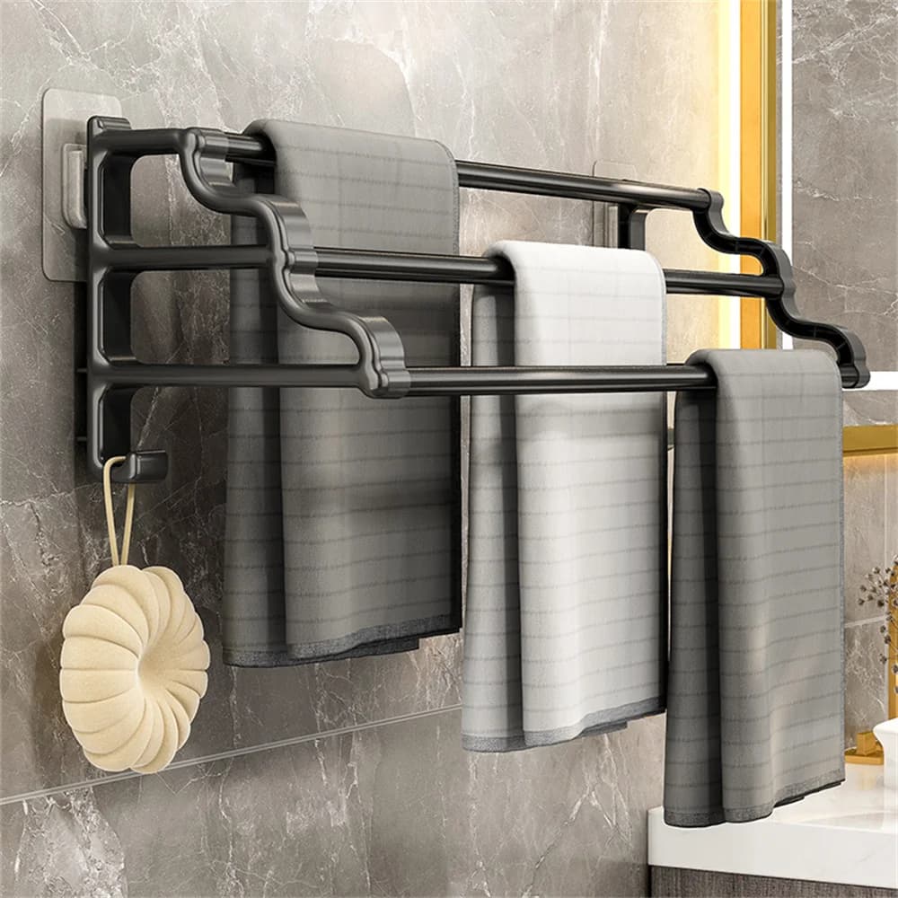 Portasciugamani da parete per bagno da 1 pezzo Portasciugamani per hotel Forniture per il bagno Portasciugamani per la casa
