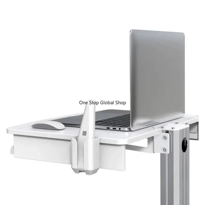 Carrello Clinico OC-3 con Cassetti, Ruote, Supporto per Laptop e Porta Scanner Orale