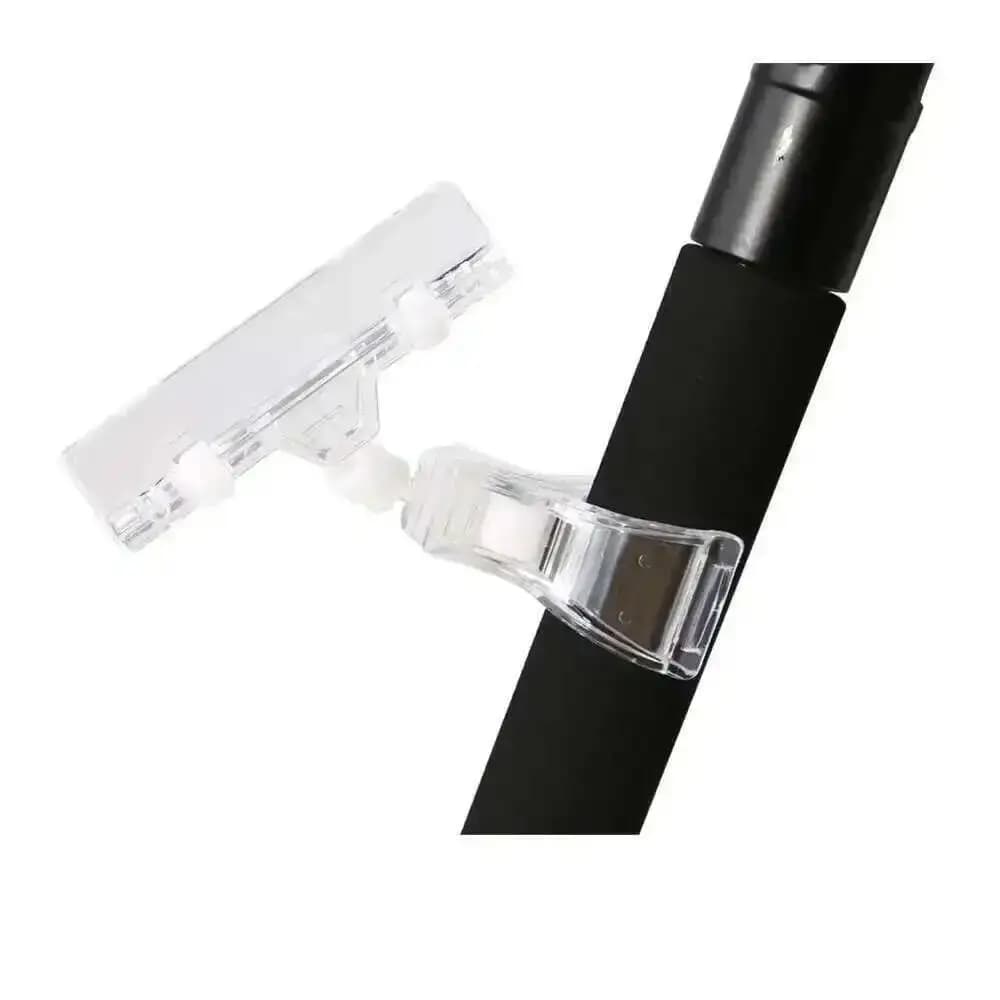 10 Pezzi Porta Etichette in Plastica Pop, Clip Promozionali per Cartellini Prezzi e Nomi, Espositori da Appendere per Negozi e Supermercati