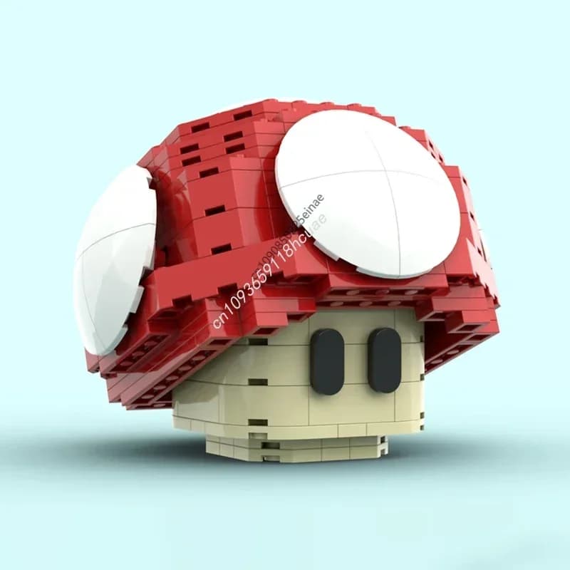 274 pz Marios Power Up Fungo Moc Building Blocks Cartoon Assemblato Blocco Fai Da Te Educazione Assemblaggio Giocattoli Per I Bambini Regali Di Natale