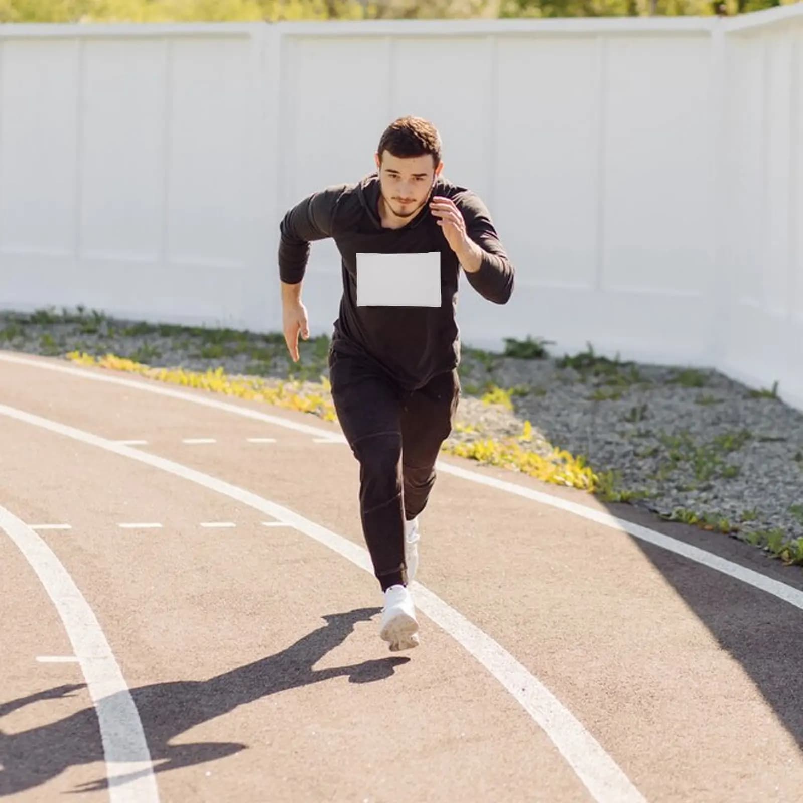 10 Pezzi Pettorali da Gara Vuoti con Nastro Portanumero, Leggeri e Riutilizzabili per Maratona e Corsa