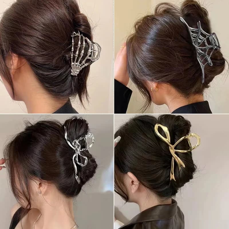 Moda metallo stella capelli artiglio clip per le donne ragazze morsetti corea geometrica capelli granchio forcine Hairgrips copricapo accessori per capelli