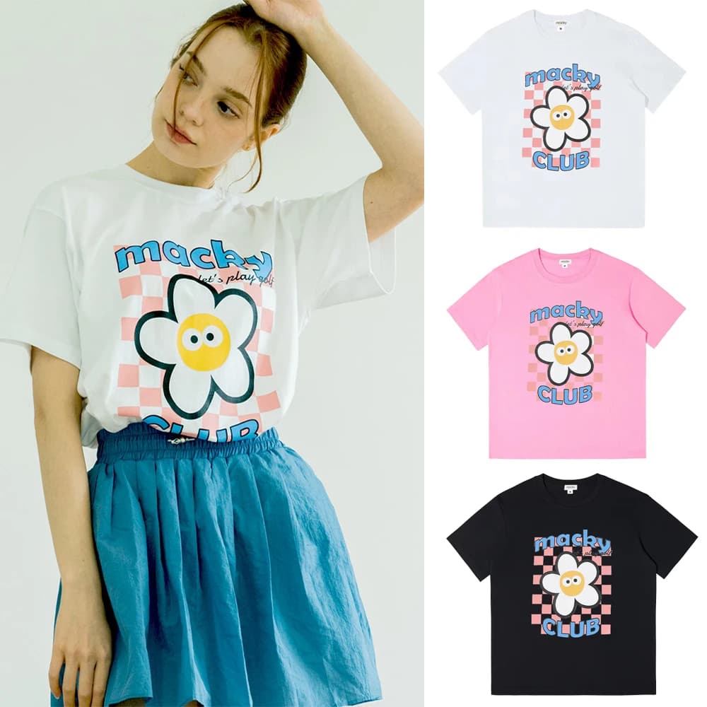 Maglietta da donna versione coreana estate nuova maglietta da Golf a maniche corte in puro cotone abbigliamento da Golf da donna