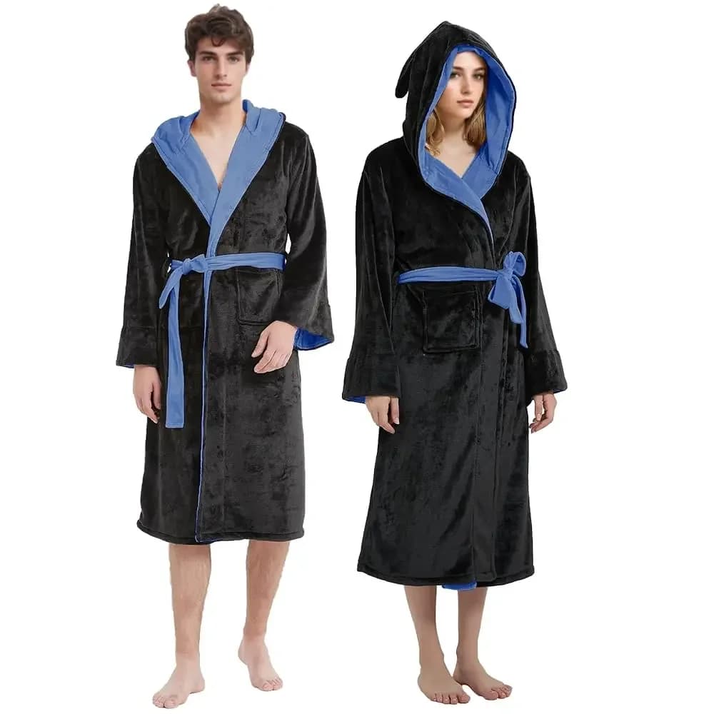 Accappatoio unisex per cosplay, vestaglia magica in flanella, comoda vestaglia da notte con cappuccio, pigiama da casa, taglia unica.