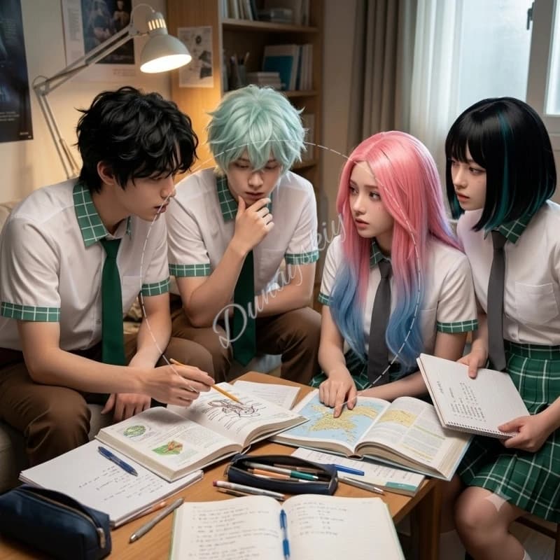 Alien Stage Season 2 Uniform Mizi Sua Ivan Till Luka Anart Art High School Full Set Cosplay Costume Halloween Christmas Party