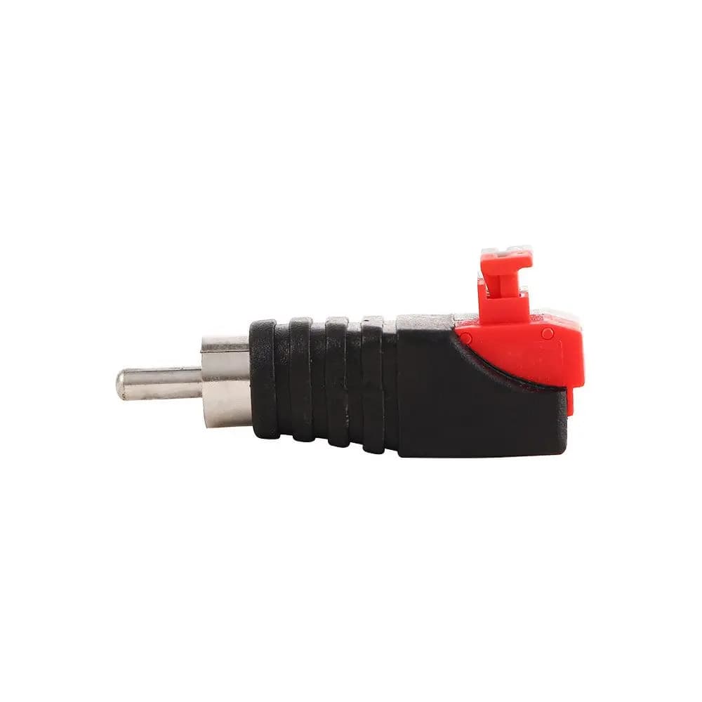 Durable male RCA speaker wire RCA Jack Press Terminal RCA connector connector adapter A/V