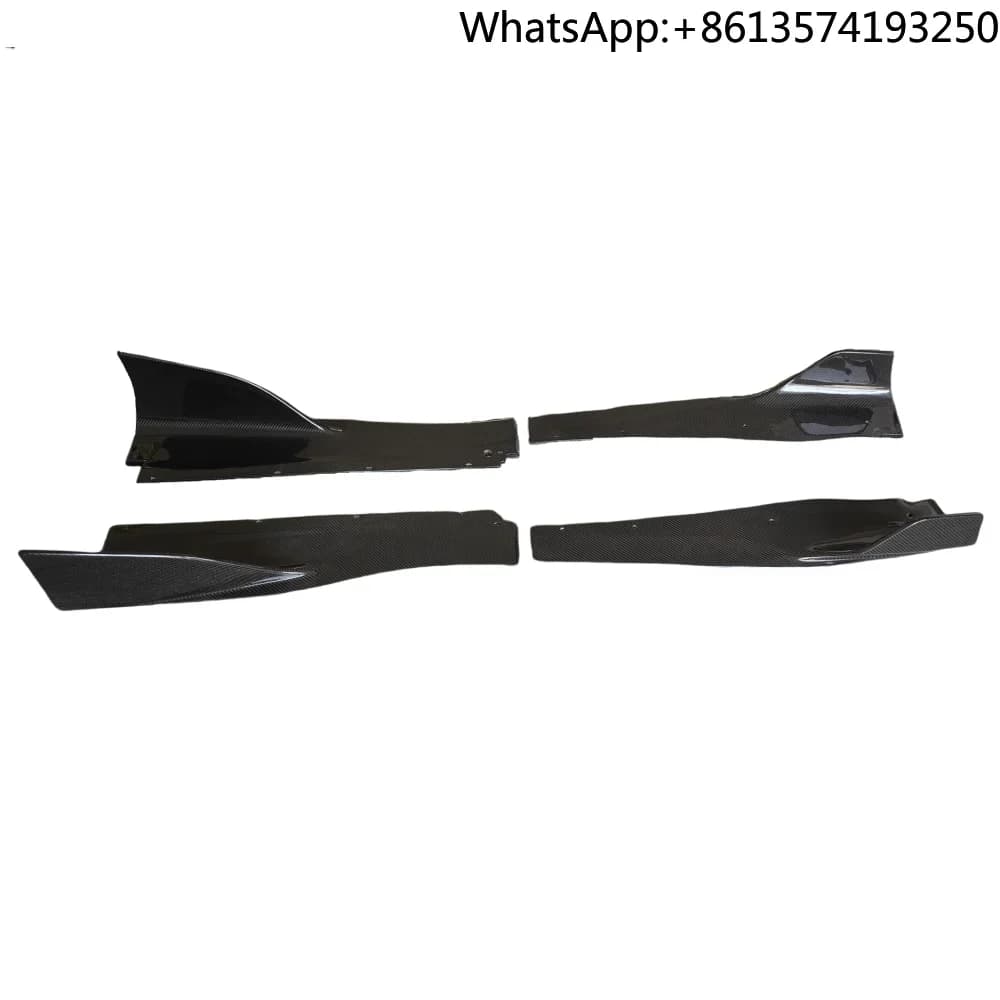 Pannelli Laterali in Fibra di Carbonio Lucida per McLaren 720S, Stile FR, Kit Carrozzeria