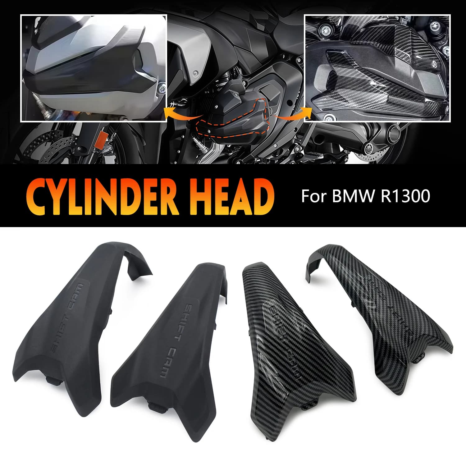 Accessori per BMW R 1300 GS, Protezione Motore GS1300, Dispositivo di Protezione Motore R1300GSA 2023 2024, Copertura Testata Cilindro R1300GS