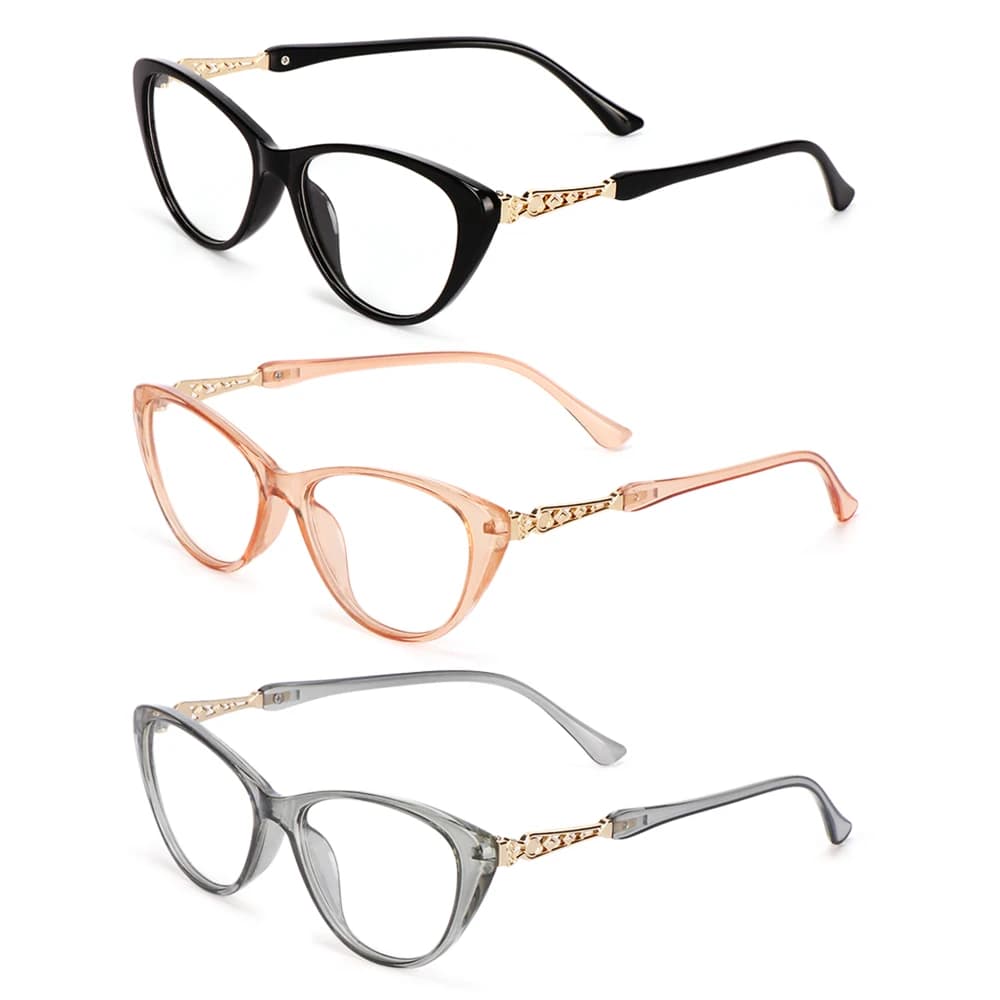 Occhiali da lettura Cat Eye donna uomo lettore di lettura di moda occhiali occhiali da vista presbiti Unisex diottrie + 1 + 1.5 + 2 + 2.5 + 3 + 3.5 + 4