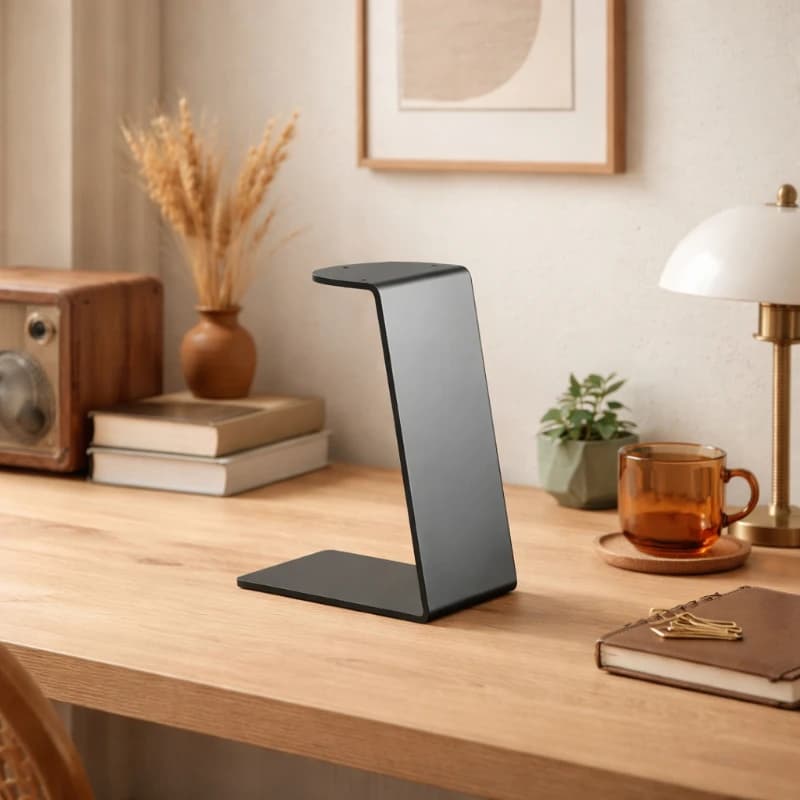 Tavolino Laterale Minimalista in Acciaio Inossidabile con Piano in Pietra di Lusso - Base per Tavolo d'Angolo Moderno in Marmo e Quarzo per Soggiorno