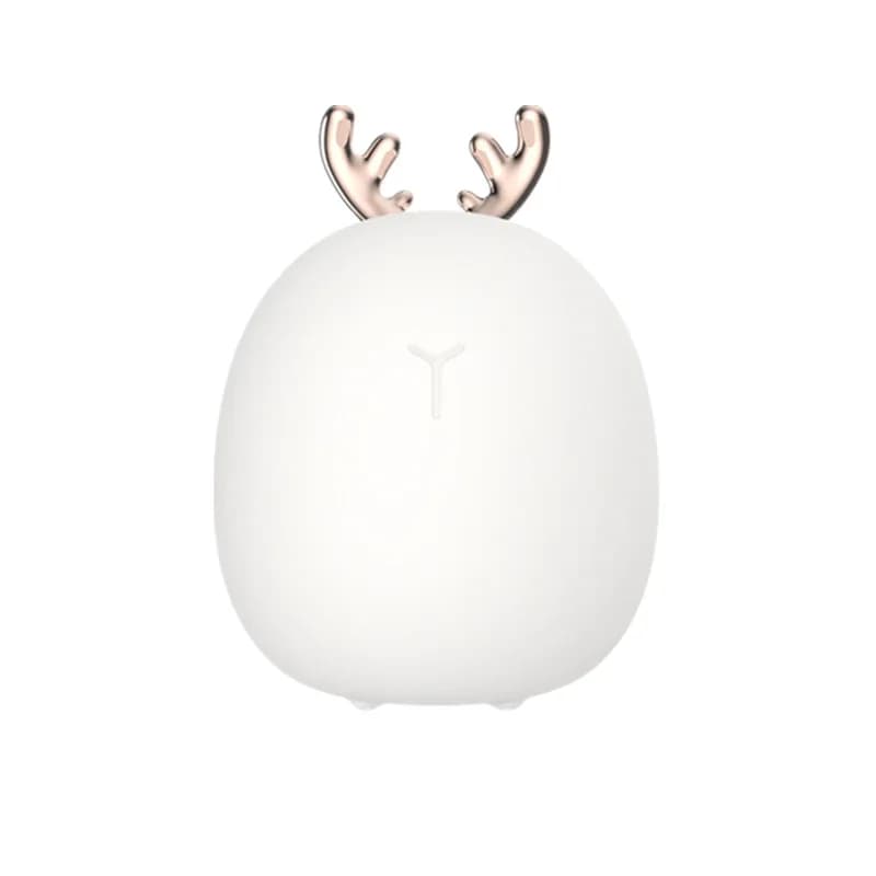 Luce Notturna a Forma di Cervo Cartoon, Ricaricabile USB, Coniglio