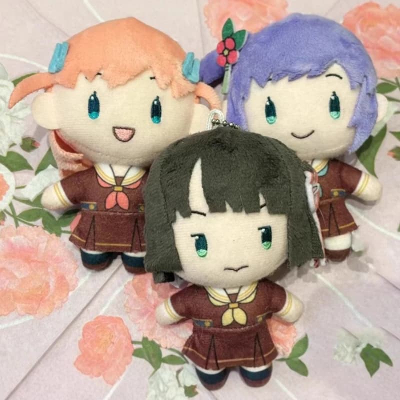 Anime Hasu No Sora Jogakuin School Idol Club Giocattoli di peluche Peluche Ciondolo Bambola Vestire Morbide figure di pezza Ventole Collezione Regali