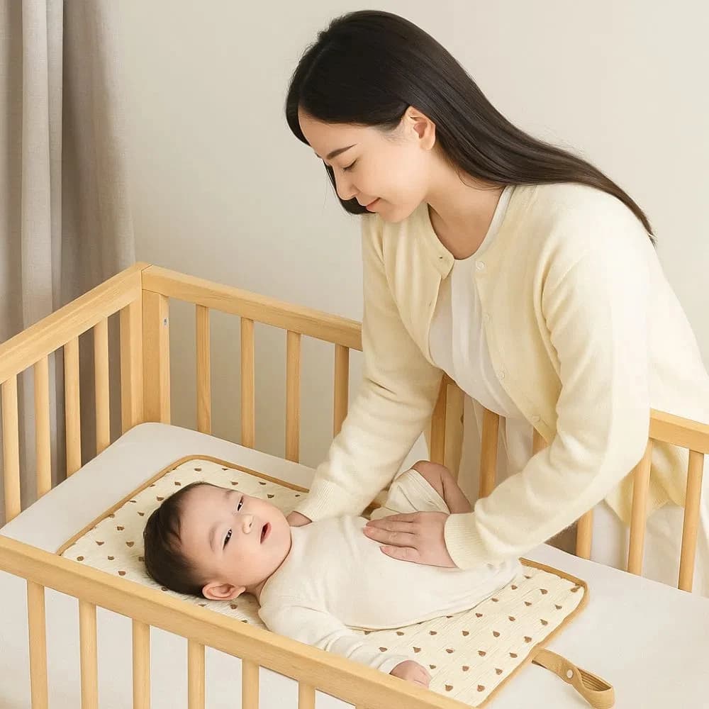 Soft Baby Diaper Changing Mat Hypoallergenic Breathable Baby Diaper Mat Baby Diapers Sheet Strong Absorbent Baby Cot Mat