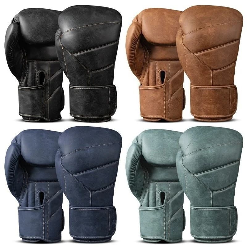 Guantoni da Boxe per Adulti, Uomini e Donne, Guanti da Combattimento MMA Muay Thai per Allenamento e Kickboxing