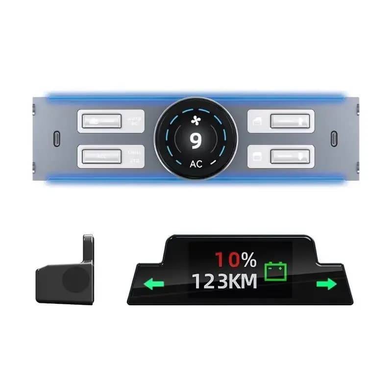 Modifica del pulsante/manopola di controllo centrale della docking station LCD smart