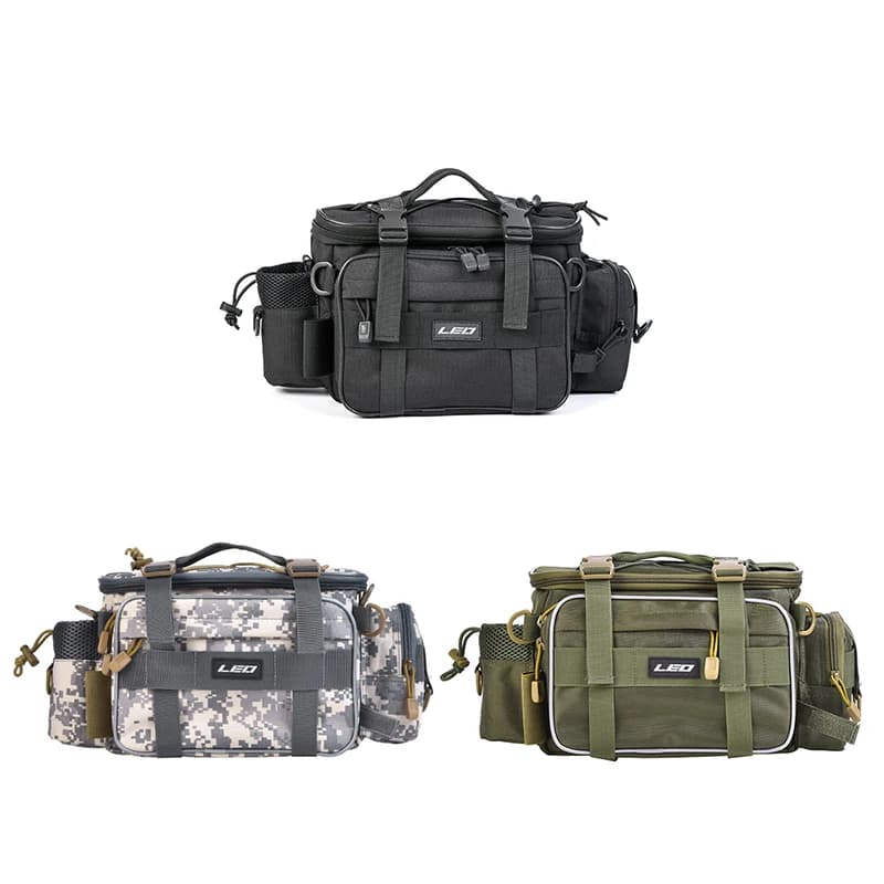 Multifunctional Waist Bag LUYA Single Shoulder Bag for Mimetic Fishing Equipment Bag for Fishing Equipment Fishing Liner Fishing Box for bait Bag for Equipment