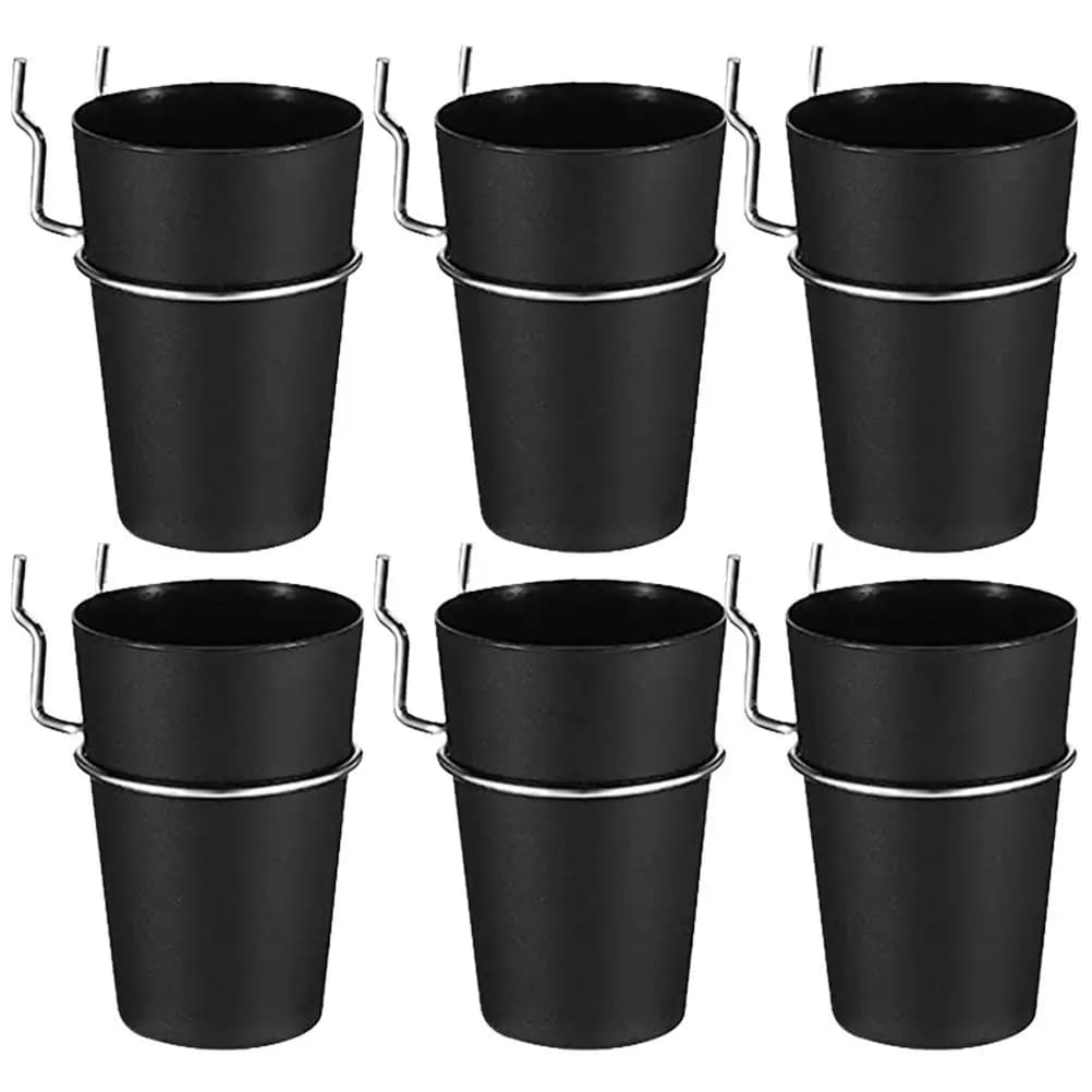 Set di 6 Organizzatori per Pannelli Forati con Ganci e Supporti in Robusto Materiale ABS e Ferro per Banco da Lavoro, Garage e Officina