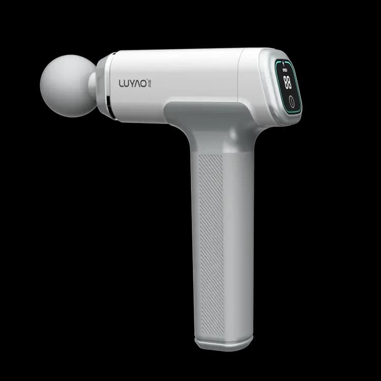 Mini deep wrap massage gun with 6 massage heads for body and neck relaxation and muscle release