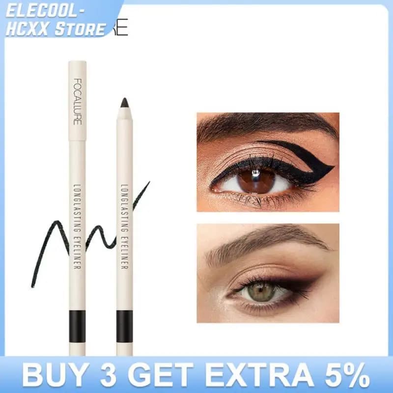 Eyeliner Pencil Eyeliner Waterproof Easy to Use Professional Cosmetic Makeup For High Pigmentation Eyeliner