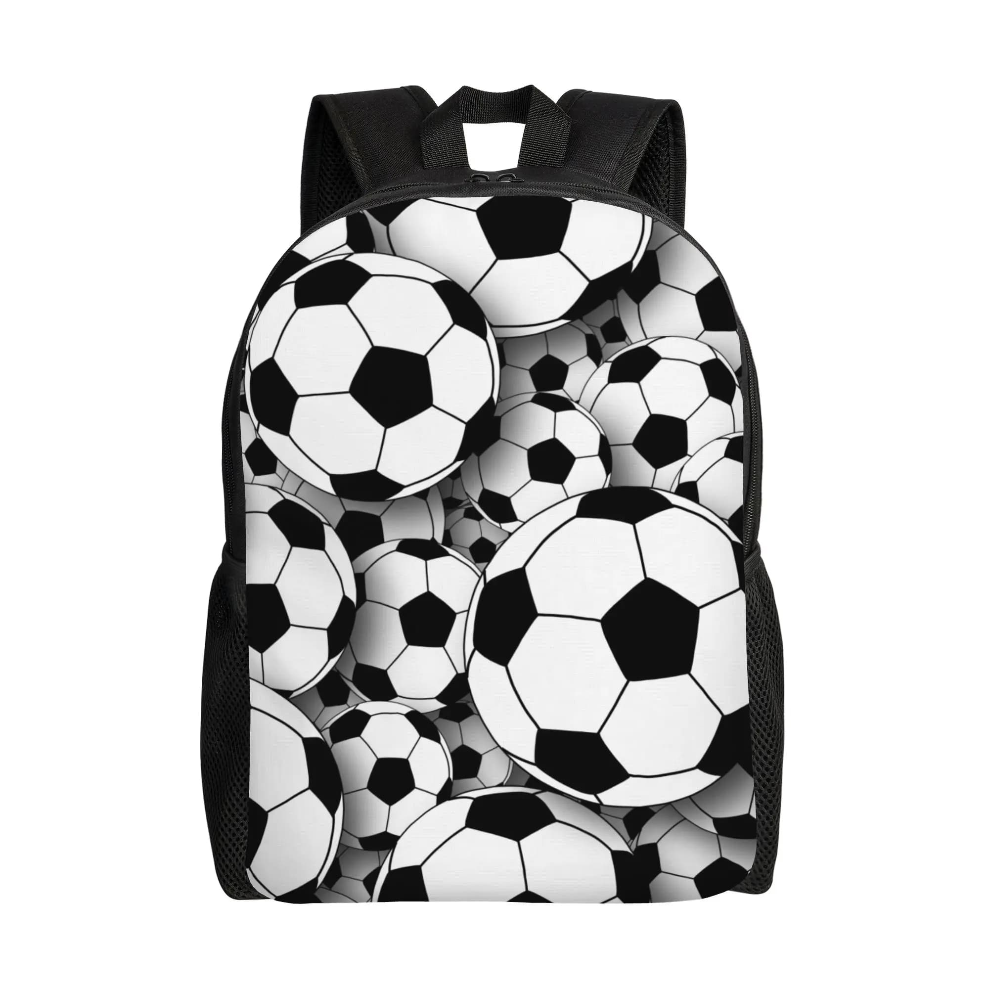 Zaino da Calcio per Uomo e Donna, Casual, per Scuola Superiore, Escursionismo, Viaggi, Borsa a Tracolla Sportiva per Palloni da Calcio, Regalo per College