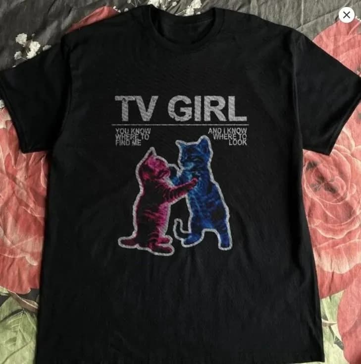 Tv Girl Tshirt, French Exit Album Tee, Cute Indie Band Tee, Lovers Rock Shirt, Tv Girl Band Tee, Music Band Graphic Shirt