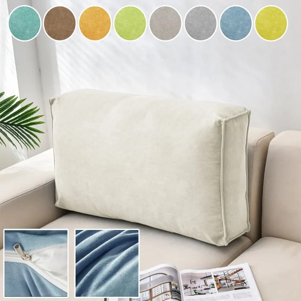 1PC Cuscino per divano rettangolare Cuscino per testata del letto Tatami quadrato Schienale grande Pacchetto morbido Cuscino Cuscino lombare Cuscini per schienale