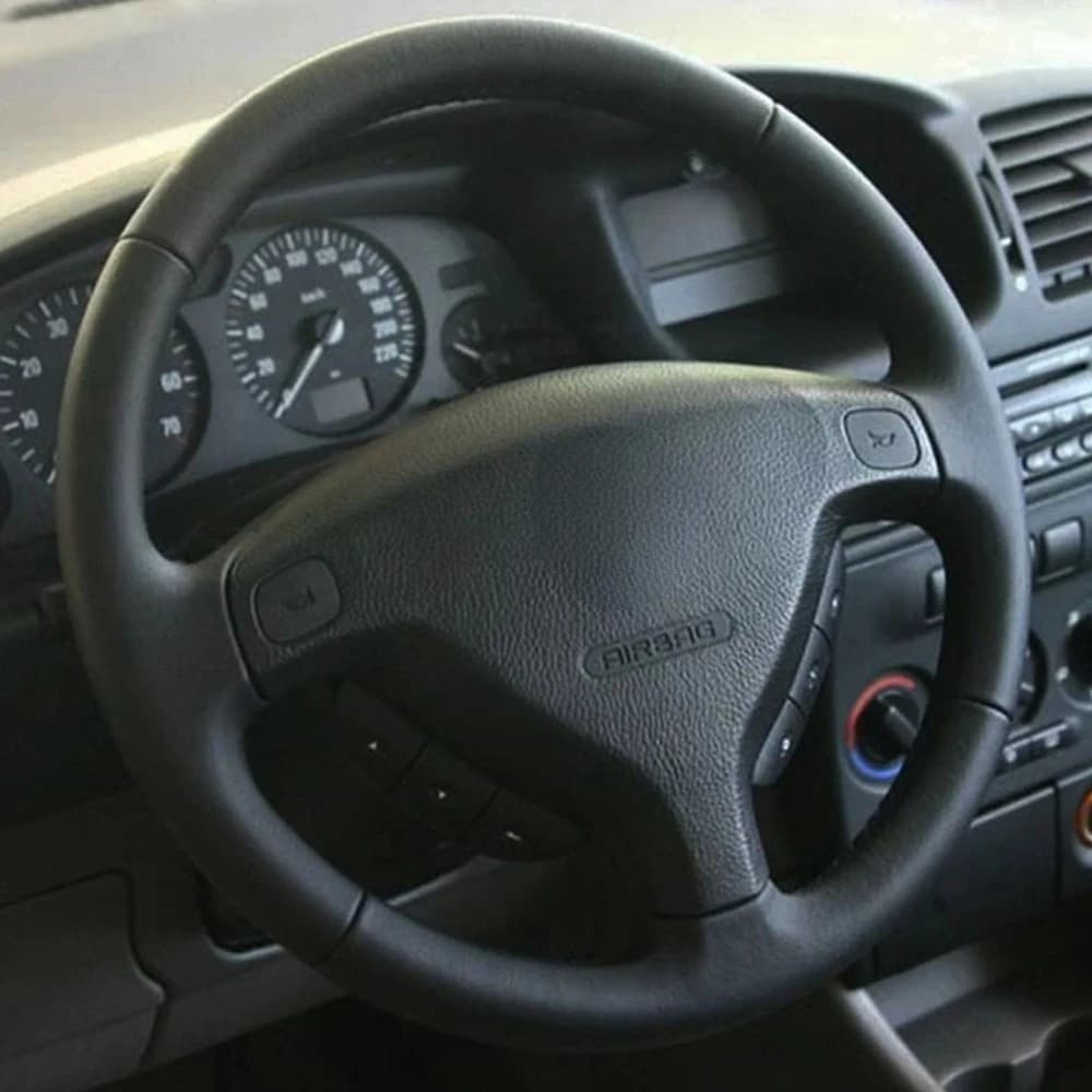 DIY black artificial leather cover for Opel Zafira A 1999-2005 Buick Sail Opel Astra G H 1998-2007