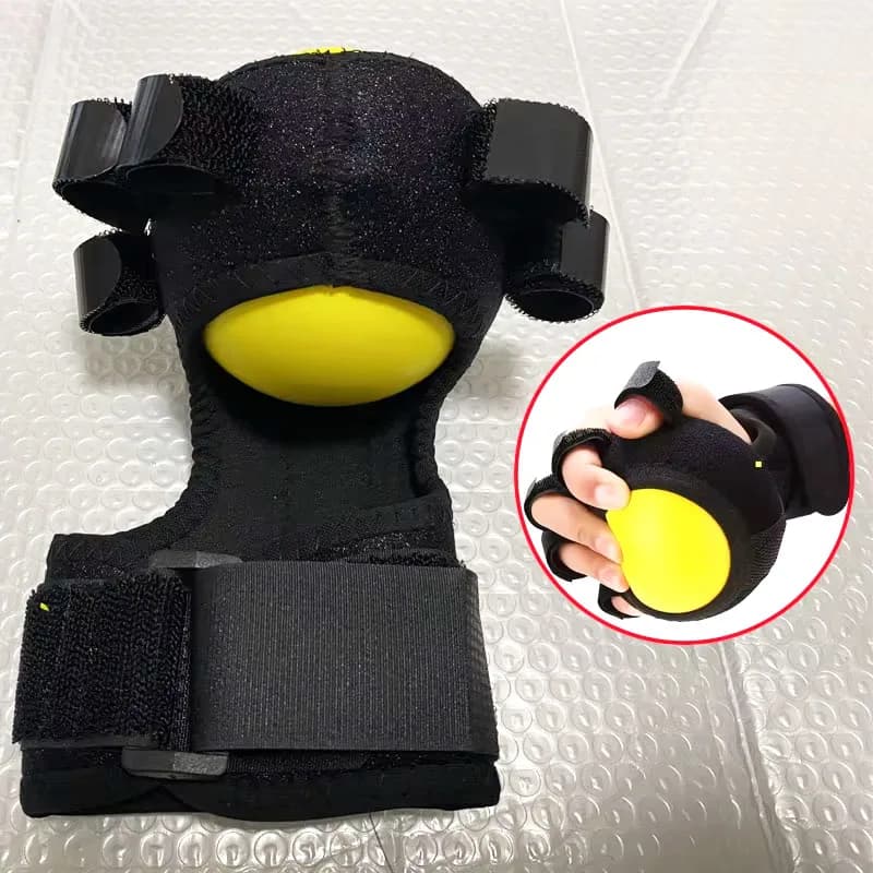 1 pz impugnatura regolabile palla esercizio emiplegia forza strumento di riabilitazione-dito medico polso mano ortesi-assistente presa