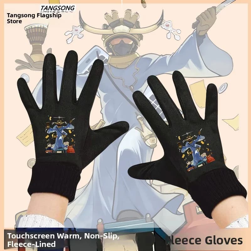 Delta Operation Thinsulate Winter Cycling Gloves Compatible with Touchscreen, Pile, Unisex, Sheepherder Dragon Claw Model