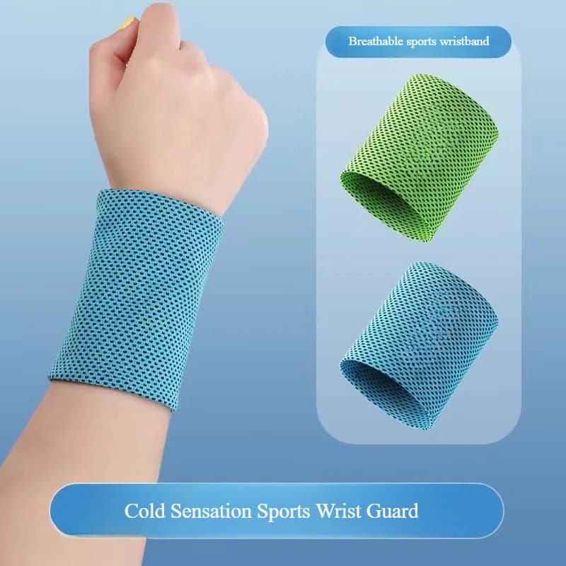 1 pz Polso Freddo Fascia di Supporto Polsino Sport Bracciali Asciugamano Sudore Polsino Tennis Fasce di Sudore Guardia Per Il Basket Fitness Polso
