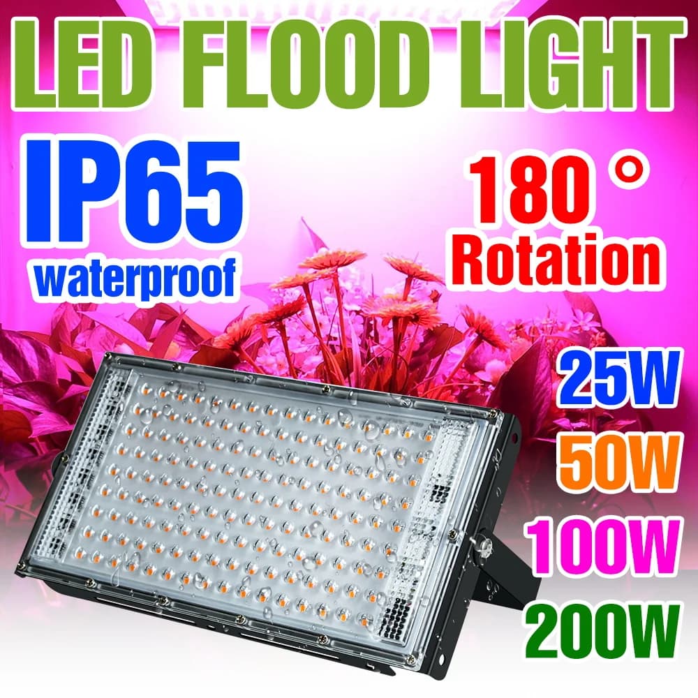 Indoor 200W Compact Spectro Lamp LED Lamp, Serre Lighting and Cultivation Curtains, for Hydroponic Plants and Semenzai