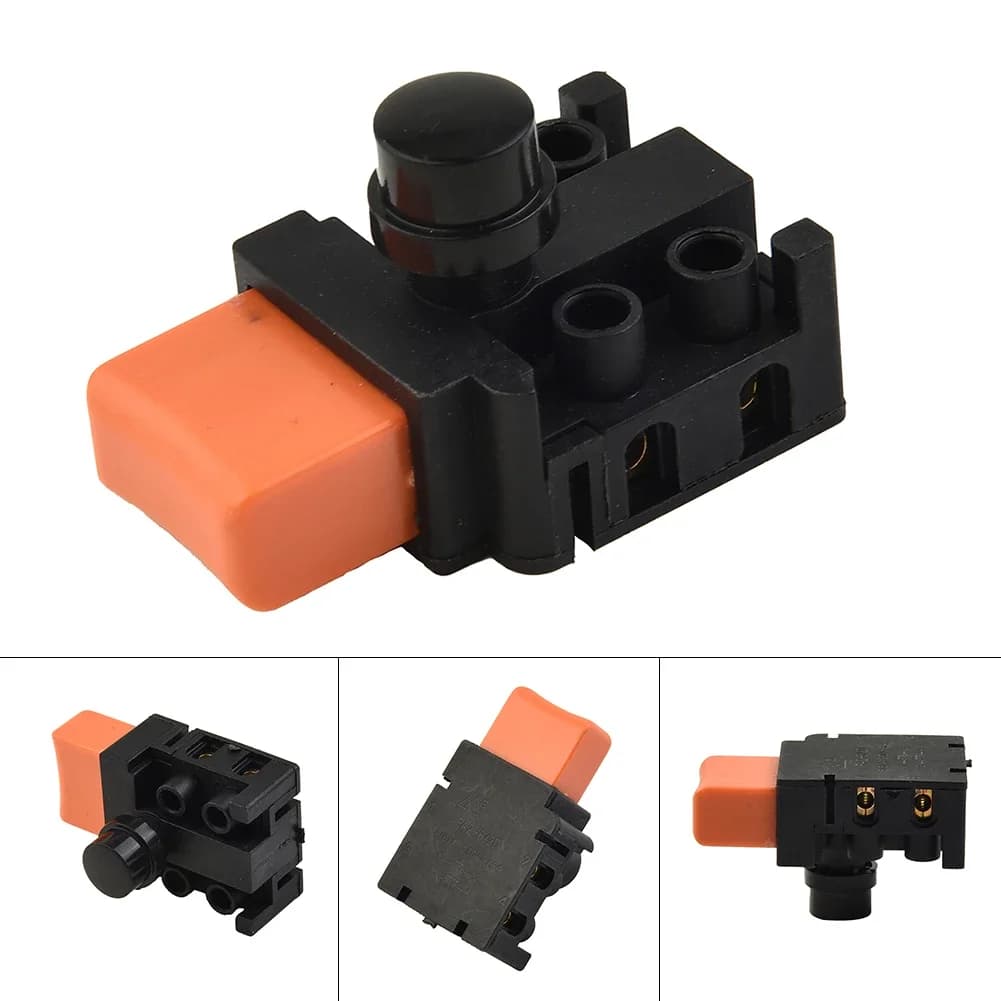 1PC FA2-6/2D Interruttore A Trigger Elettrico 5016 Sega A Catena Elettrica Dual Pole Off-Lock Trigger Interruttore AC250V 6A DPST Controller di Alimentazione