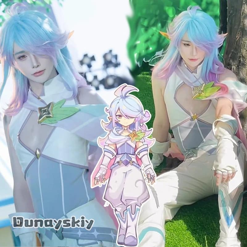 Costume Cosplay Iris Roco Kingdom, Abiti per Roleplay dell'Accademia di Magia Locke, Mantello Enzo Freya Lewis, Costume per Halloween e Carnevale
