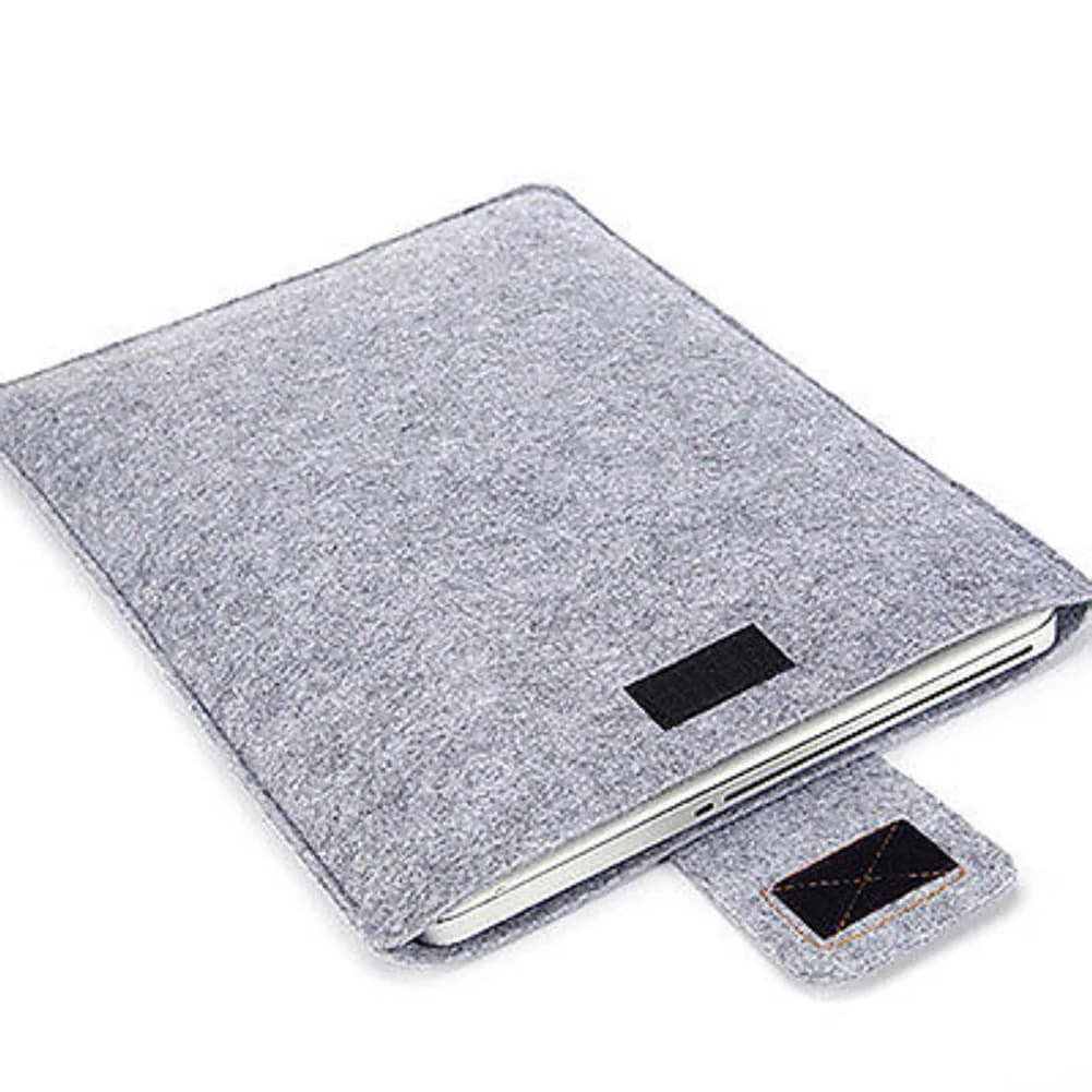 Custodia sottile per Tablet con custodia in feltro per macbook Air Pro 11 13 borsa per Tablet in tinta unita da 15 pollici