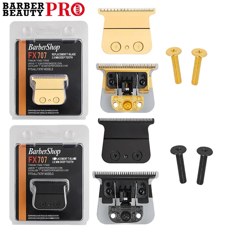 Barbershop FX707 Durable Metal Professional Hair Clipper Replacement Blade Set For Babyliss Hair Clipprer FX787 FX726 FX787Z