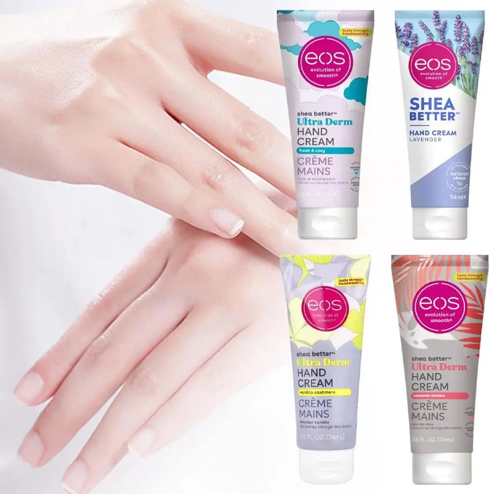 74ml Eos Hand Cream Natural Shea Better Ultra Moisturizing Smooth Hand Care Relieve Dryness Aromatic Original Brand Hand Cream