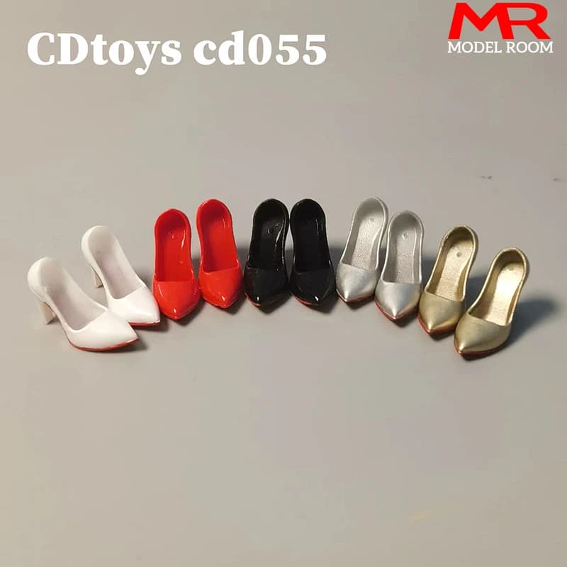 cdtoys CD055 Scala 1/12 Punta a punta Tacchi alti Scarpe Modello Misura 6 '' Soldato femminile Action Figure Corpo Bambole
