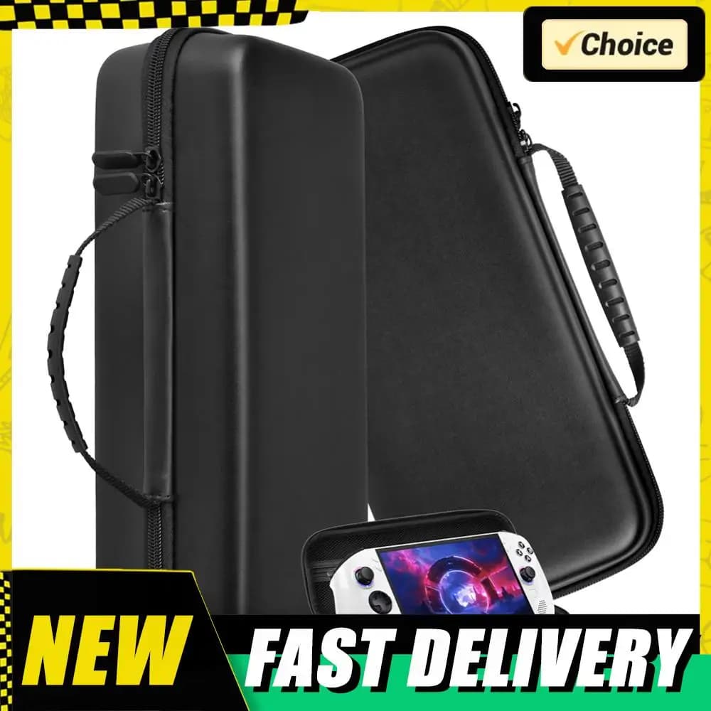 Custodia rigida in EVA per console di gioco portatile Lenovo Legion Go S, custodia rigida impermeabile da viaggio con tasca in rete