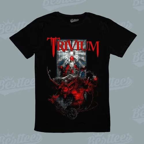 Popolare maglietta del gruppo musicale americano Trivium Trash Metal Heavy Rock N' Roll Band